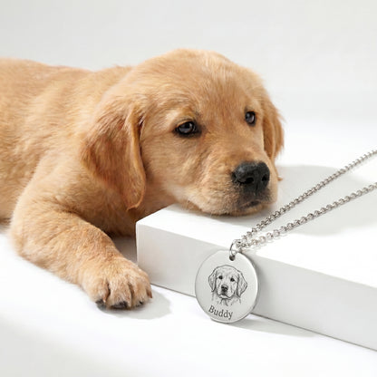 Collar con el Retrato de tu Mascota